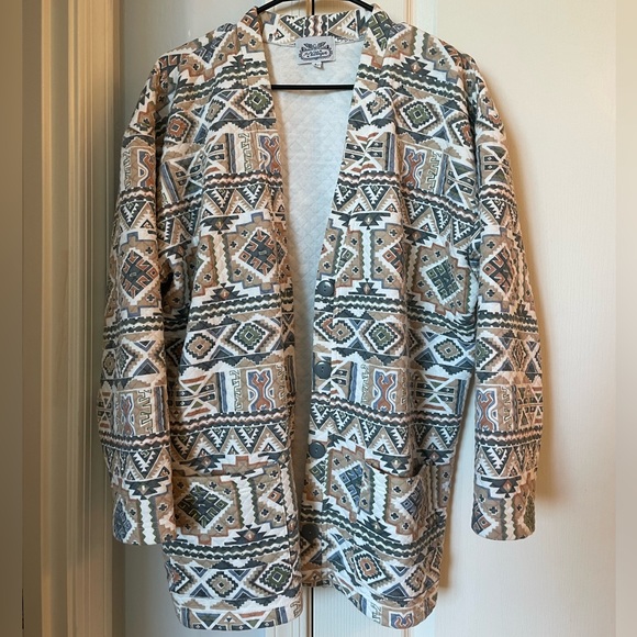 Sweaters - Quilted Cardigan